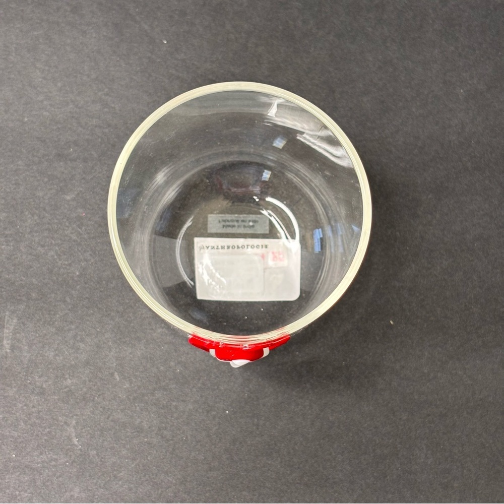 Anthropologie Love Notes Holiday Juice Glass Santa NWT - Picture 5 of 8